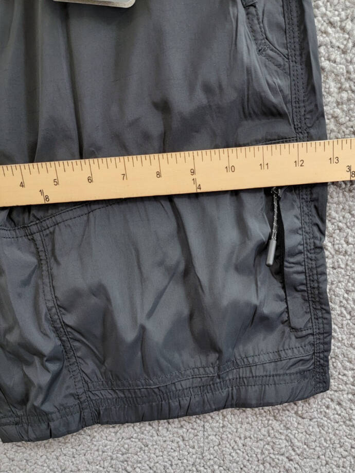 BASS OUTDOOR All Grounds Triple Needle Stitch Cargo Shorts Men's 32 Caviar