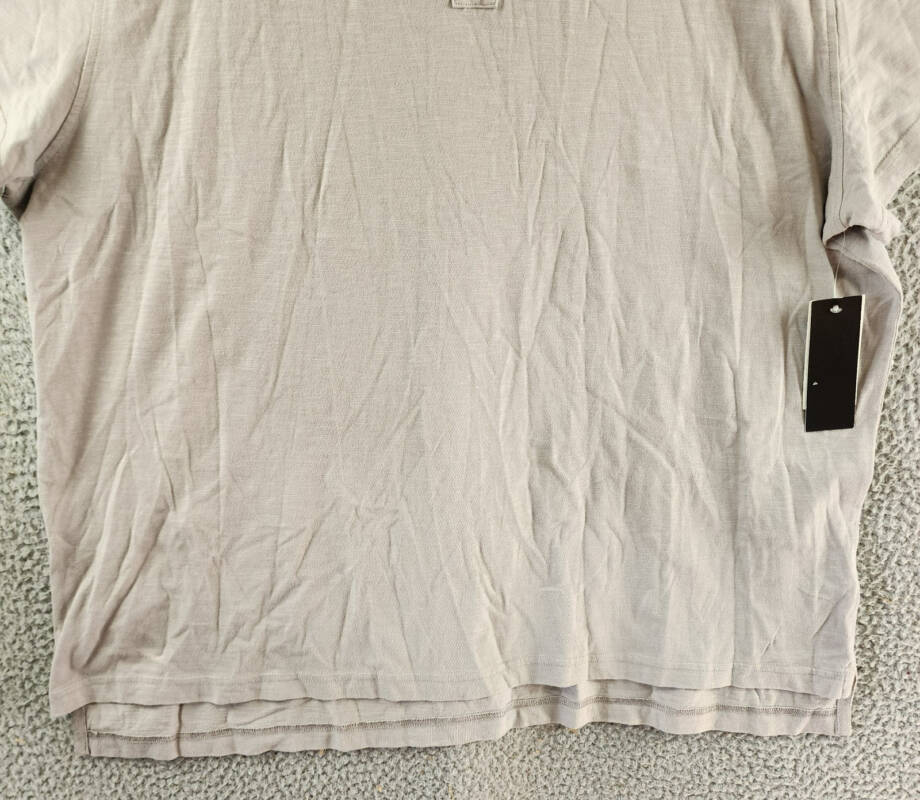 The Men's Store at Bloomingdale's Slub Polo Shirt Men's XXL Gray Short Sleeve