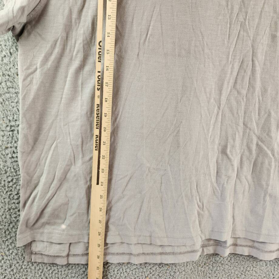 The Men's Store at Bloomingdale's Slub Polo Shirt Men's XXL Gray Short Sleeve