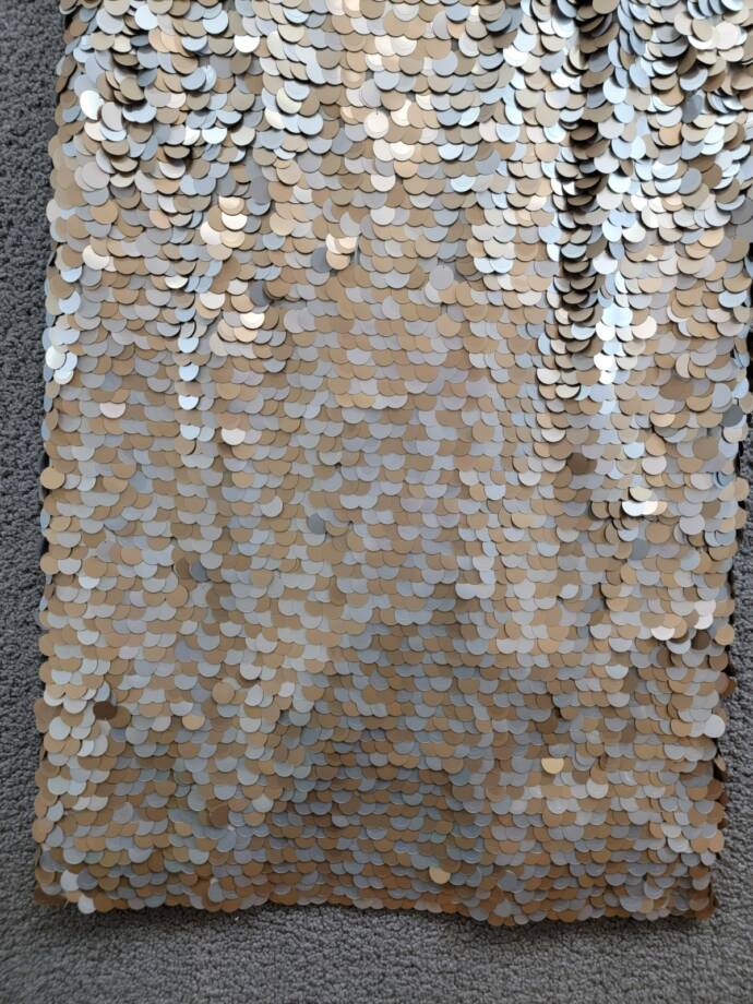 Lafayette 148 New York Embellished Pencil Skirt Women's XL Metallic Multi Zipped