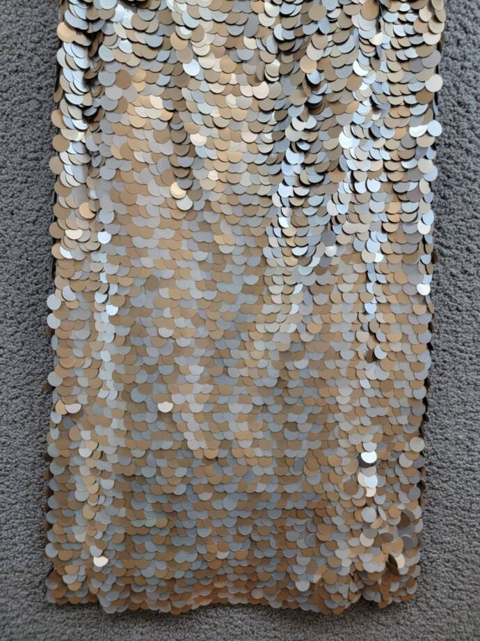 Lafayette 148 New York Embellished Pencil Skirt Women's S Metallic Multi Zipped