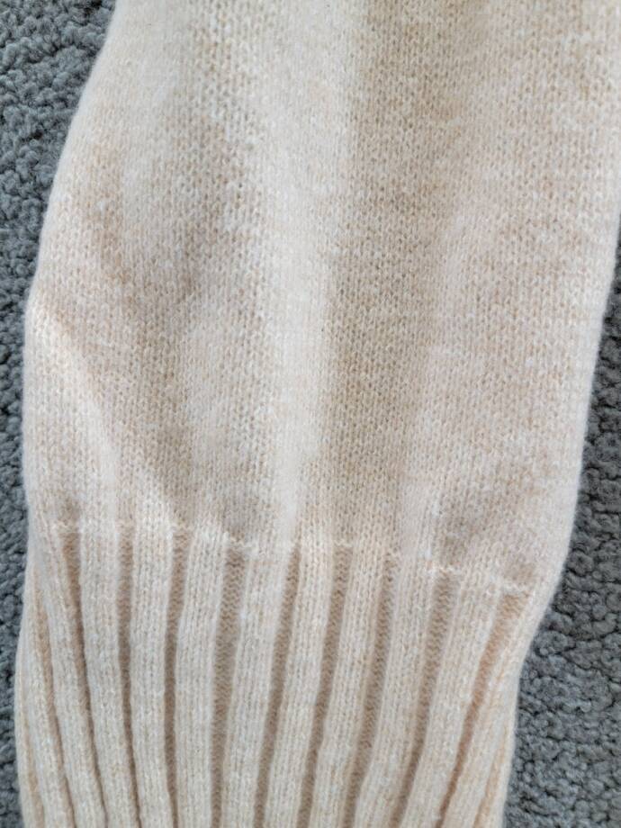 On 34th Wide-Ribbed Knit Convertible Scarf Women's One Size Oat Solid