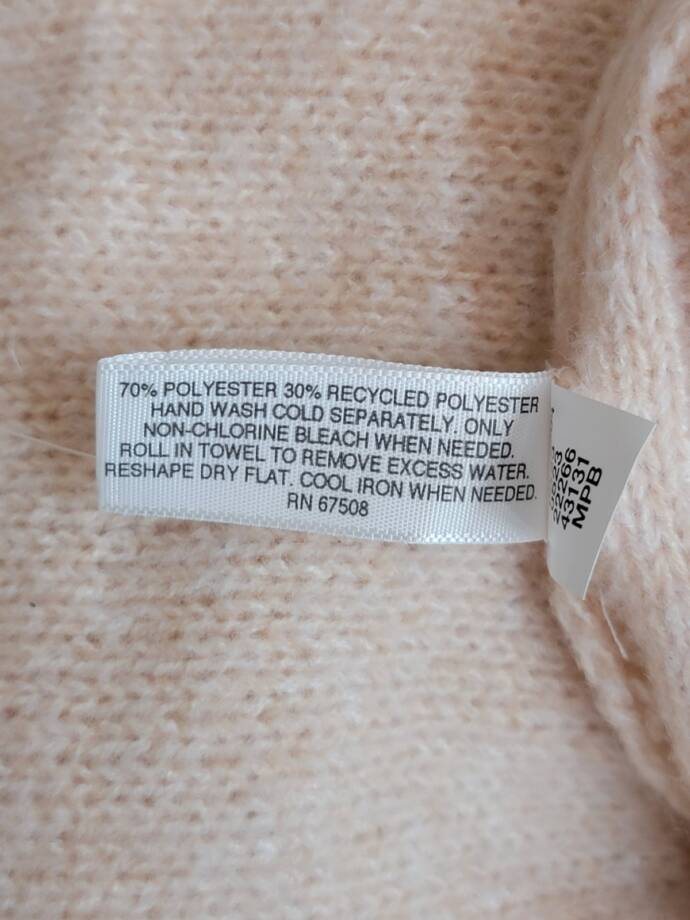 On 34th Wide-Ribbed Knit Convertible Scarf Women's One Size Oat Solid
