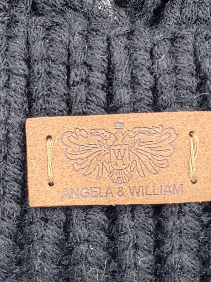 Angela & William Cable Pom Sherpa Lining Beanie Women's OSFA Black Solid Pull On