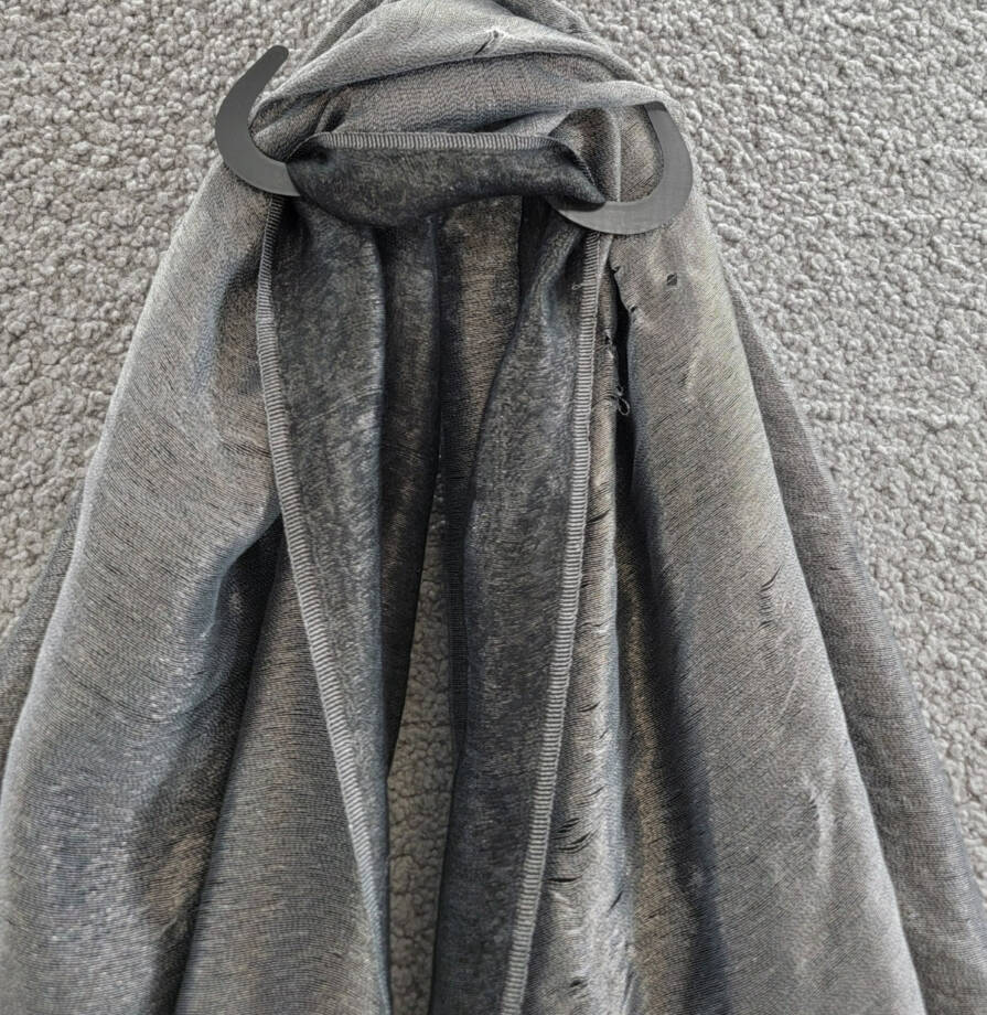 Giani Bernini Sheer Organza Silk Blend Evening Wrap Women's One Size Black