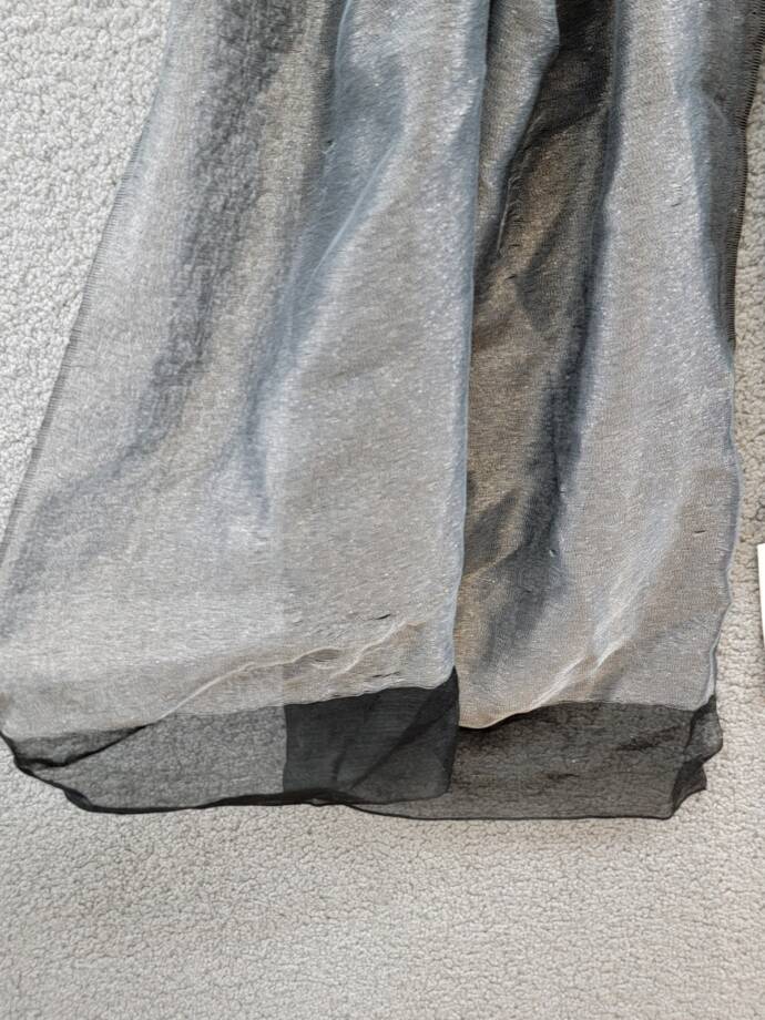 Giani Bernini Sheer Organza Silk Blend Evening Wrap Women's One Size Black