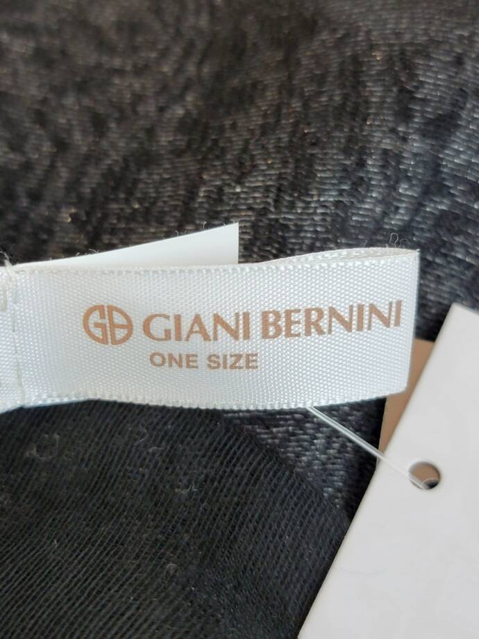 Giani Bernini Sheer Organza Silk Blend Evening Wrap Women's One Size Black