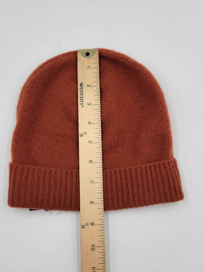 Charter Club 100% Cashmere Cuffed Beanie Women's One Size Bronze Pecan
