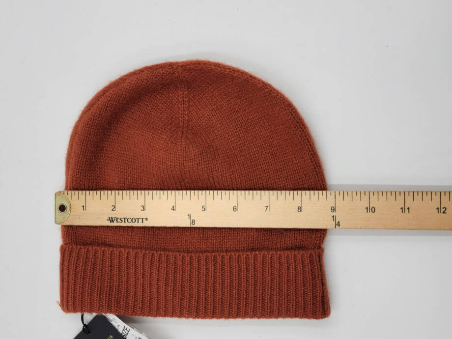 Charter Club 100% Cashmere Cuffed Beanie Women's One Size Bronze Pecan