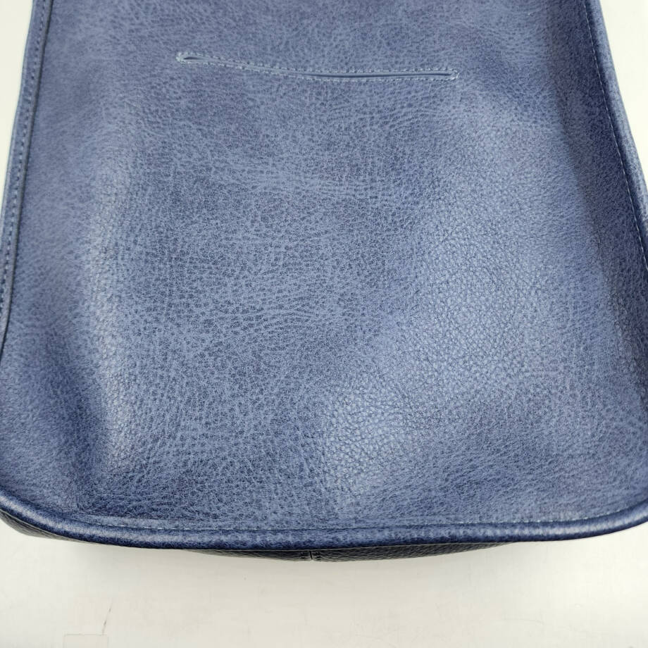 Style & Co Whipstitch Medium Crossbody Bag Women's Moonlight Blue Magnetic Snap
