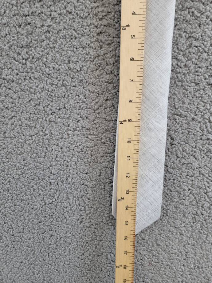 Calvin Klein Silk Blend Textured Pattern Tie Men's Silver