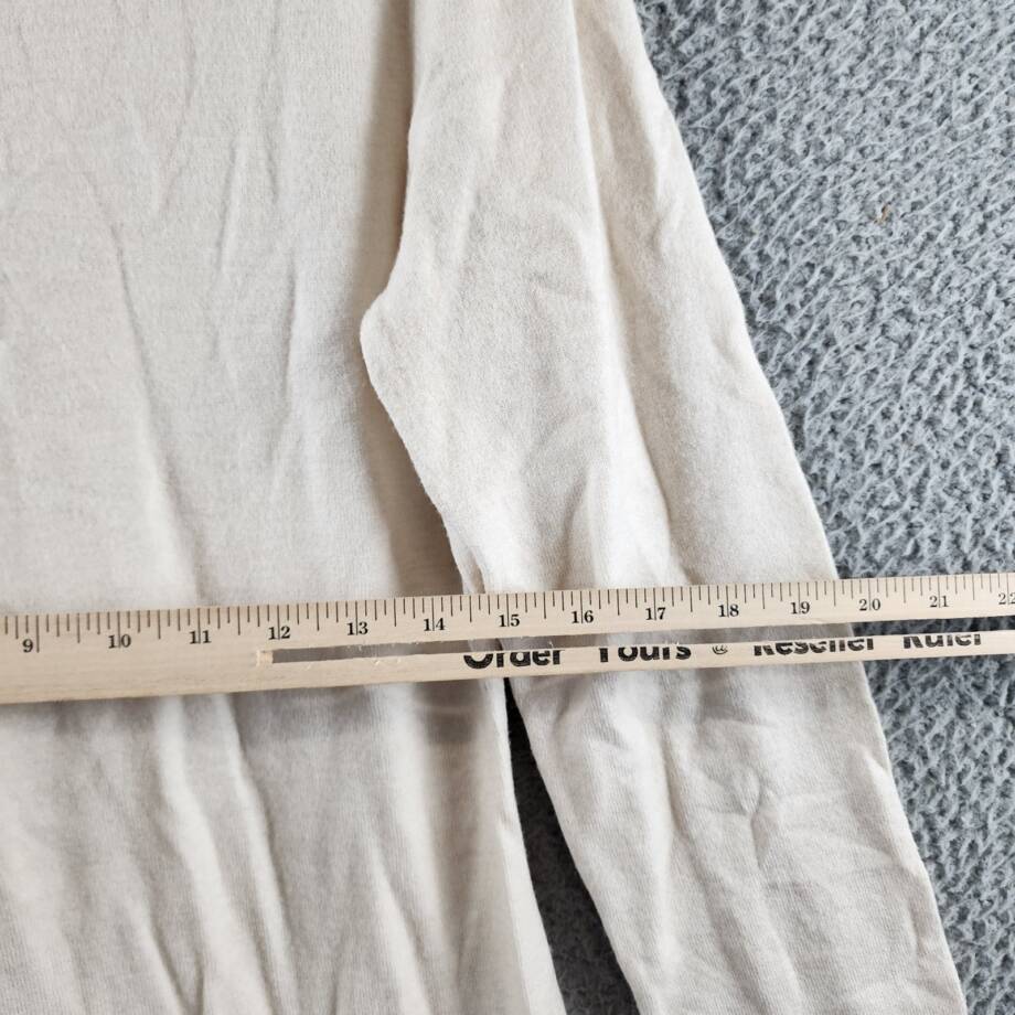 French Connection Side Slit Sweater Dress Women's XL Oatmeal Melange Mock Neck