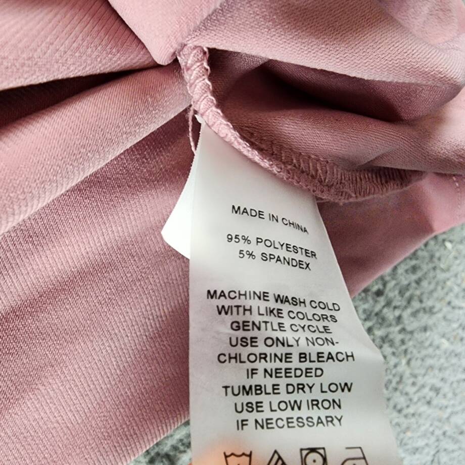 Vince Camuto Draped Crossover Top Women's S Pink Shadow Sleeveless Pullover