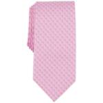 Michael Kors Nassau Geo-Print Tie Men's One Size Pink Classic Design Pointed