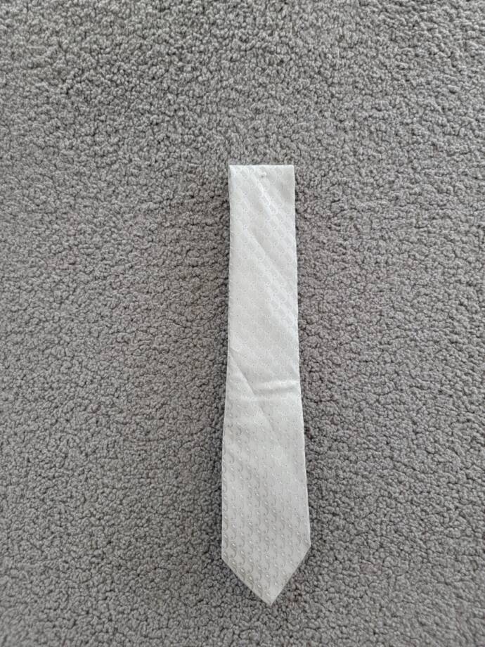 Michael Kors Silk Blend Remson Pin-Dot Tie Men's One Size Silver Adjustable