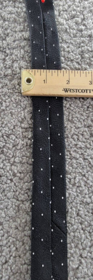 Michael Kors Silk Blend Petru Dot-Pattern Tie Men's One Size Black Adjustable~