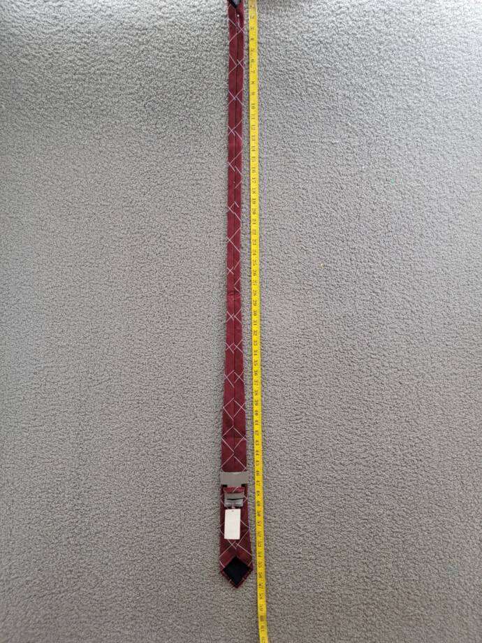 Michael Kors Silk Blend York Classic Grid Tie Men's One Size Burgundy Adjustable