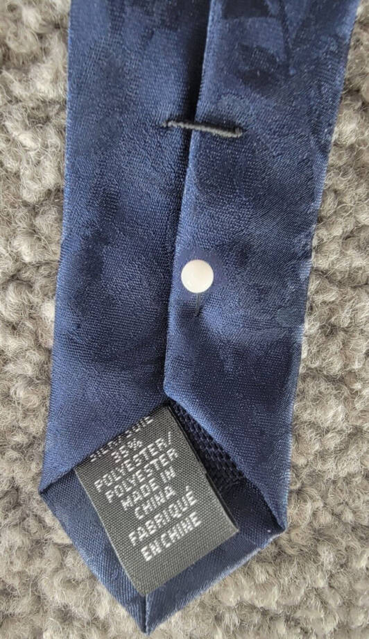 Michael Kors Silk Blend Carman Classic Floral Tie Mens One Size Navy Adjustable~