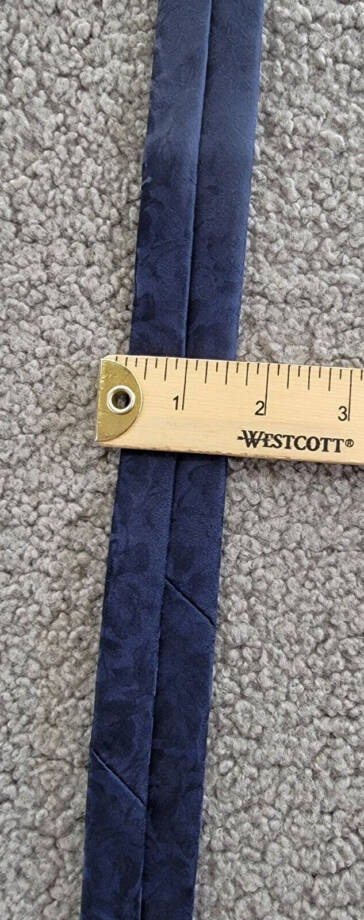 Michael Kors Silk Blend Carman Classic Floral Tie Mens One Size Navy Adjustable~