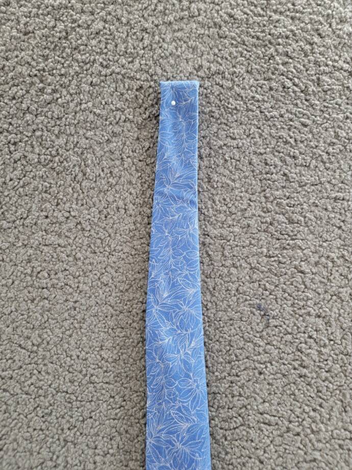 Michael Kors Silk Blend Saunders Botanical Tie Men's One Size Blue Adjustable