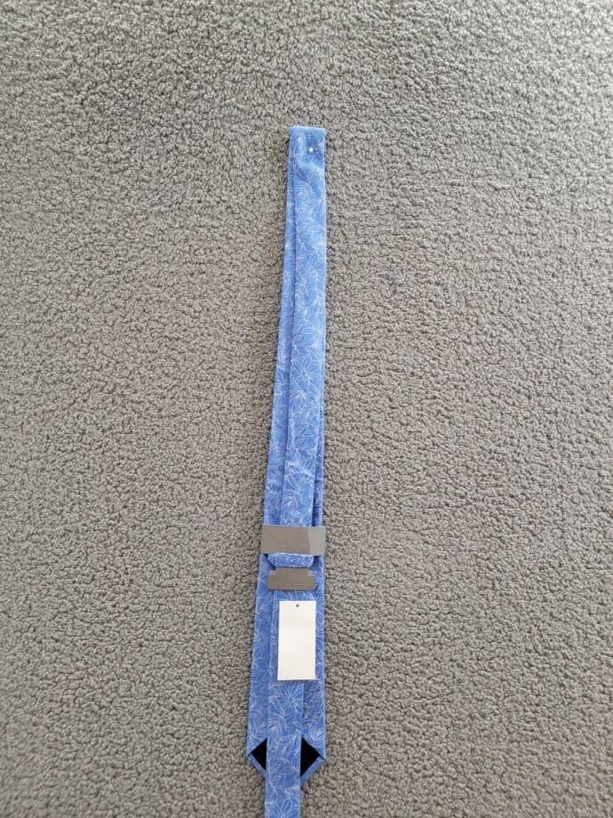 Michael Kors Silk Blend Saunders Botanical Tie Men's One Size Blue Adjustable