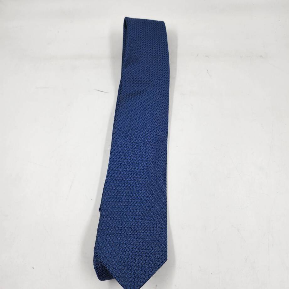 Michael Kors Elsen Solid Silk Blend Tie Men's One Size Blue Classic Design