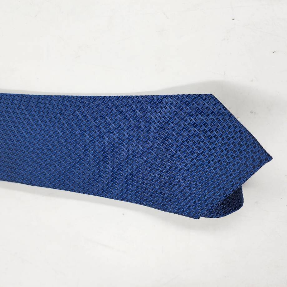 Michael Kors Elsen Solid Silk Blend Tie Men's One Size Blue Classic Design