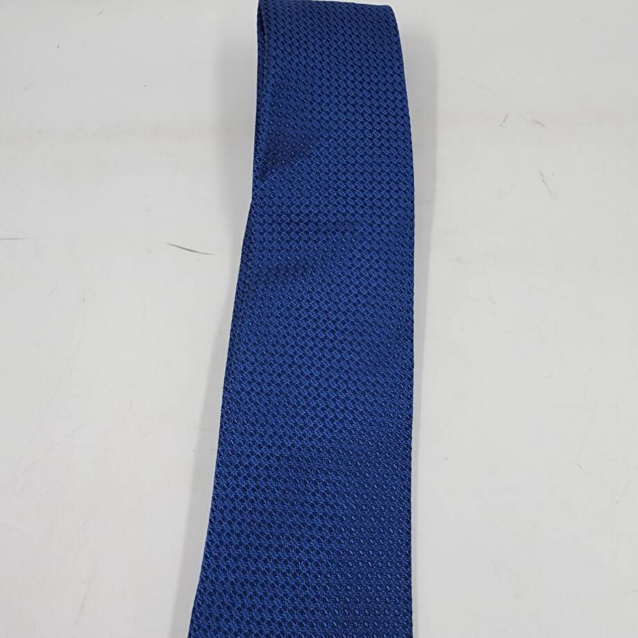 Michael Kors Elsen Solid Silk Blend Tie Men's One Size Blue Classic Design