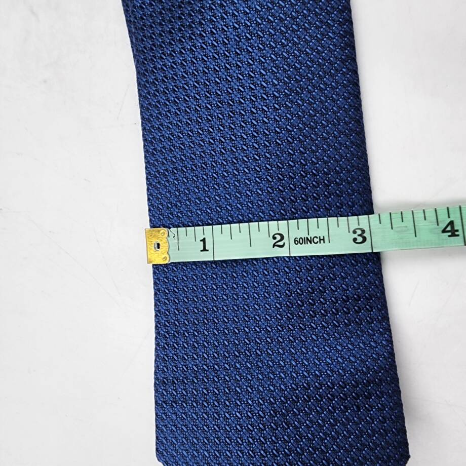 Michael Kors Elsen Solid Silk Blend Tie Men's One Size Blue Classic Design