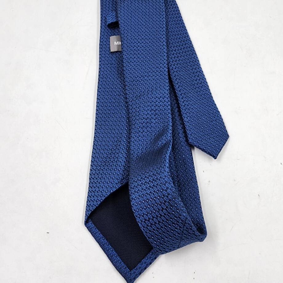 Michael Kors Elsen Solid Silk Blend Tie Men's One Size Blue Classic Design
