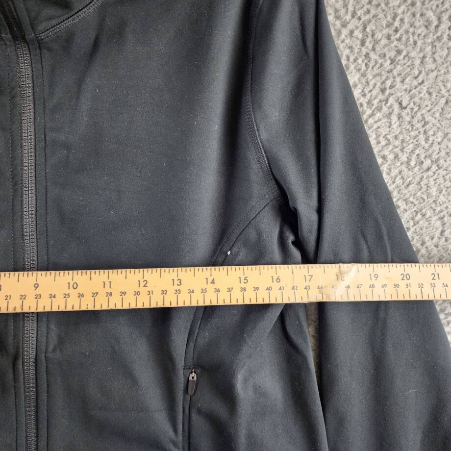 Champion Soft Touch Cardio Jacket Women's L Black Full Zip Stand Collar L/S
