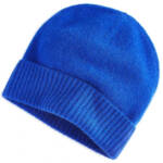 Charter Club Cashmere Ribbed Cuff Beanie Women's One Size Bright Blue Stretch