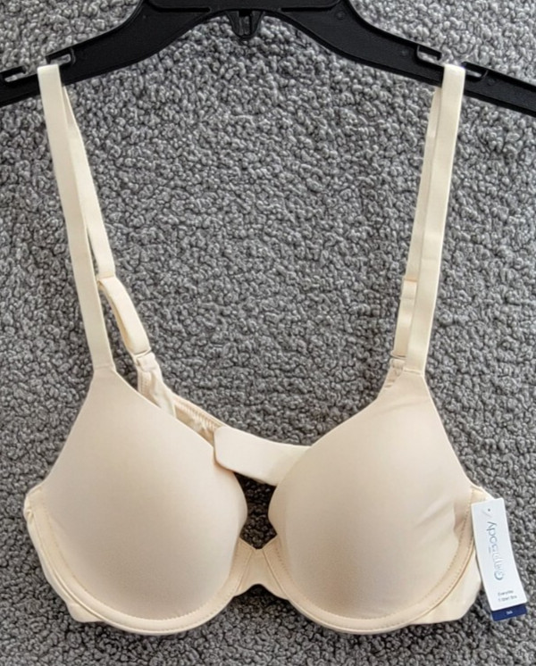 Gap GapBody Everyday Essentials T-Shirt Bra Women's 34A Pale Warm Pink Back Hook