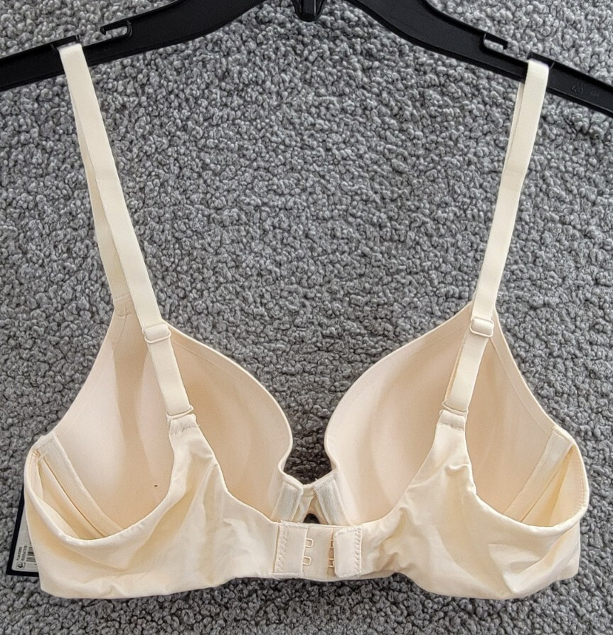 Gap GapBody Everyday Essentials T-Shirt Bra Women's 34A Pale Warm Pink Back Hook