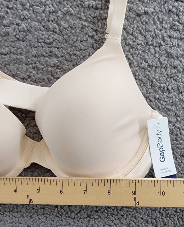 Gap GapBody Everyday Essentials T-Shirt Bra Women's 34A Pale Warm Pink Back Hook