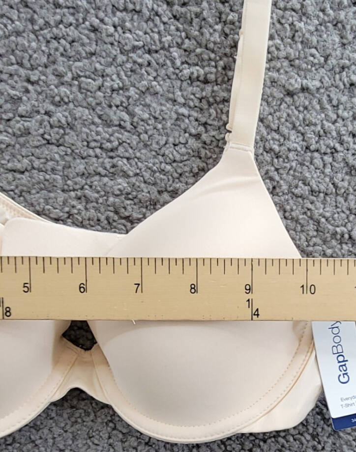 Gap GapBody Everyday Essentials T-Shirt Bra Women's 34A Pale Warm Pink Back Hook