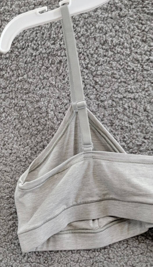 GAP GapBody Breathe Full Coverage Bralette Womens XL Heather Grey Pullover Style