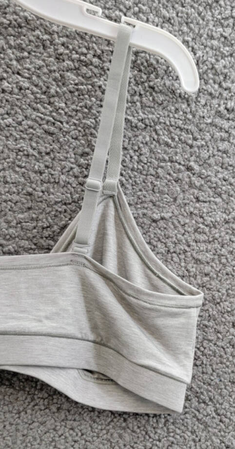 GAP GapBody Breathe Full Coverage Bralette Womens XL Heather Grey Pullover Style