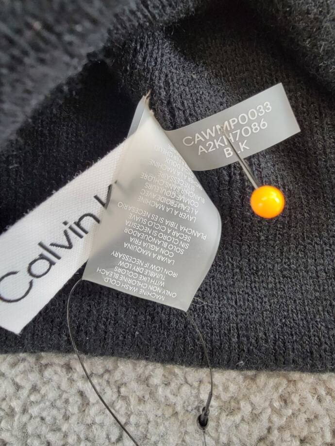 Calvin Klein Supersoft Slouchy Beanie Hats Women's One Size Black Solid