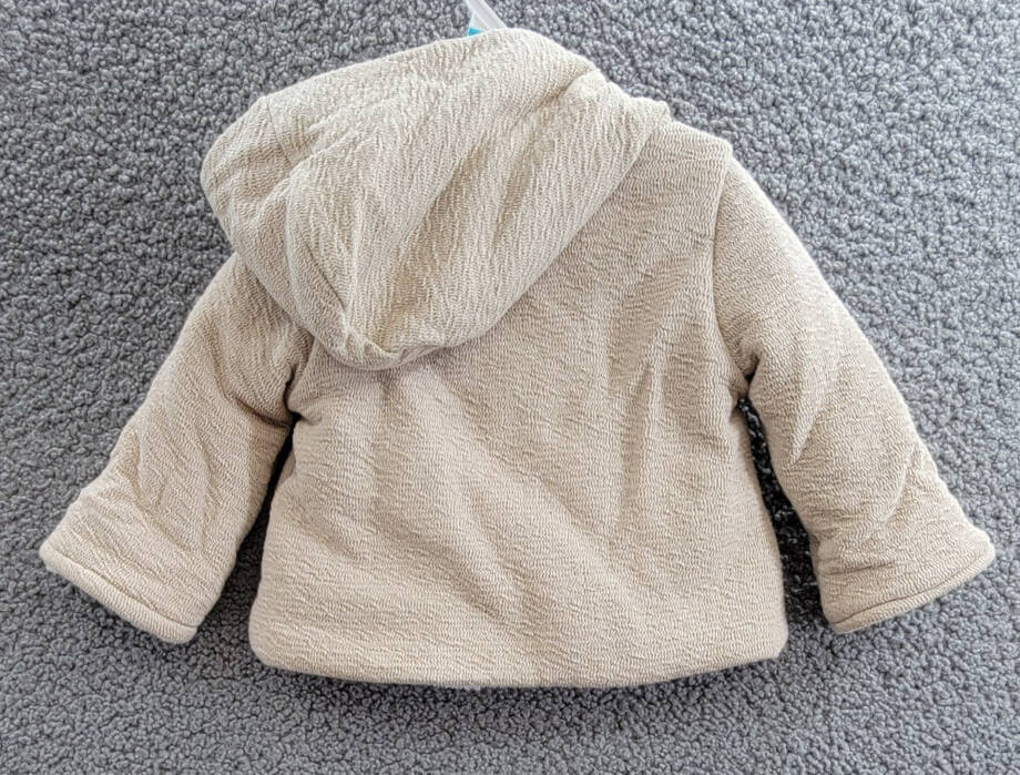 First Impressions Sweater-Knit Faux-Sherpa Hooded Jacket Baby Unisex 3-6M Hummus