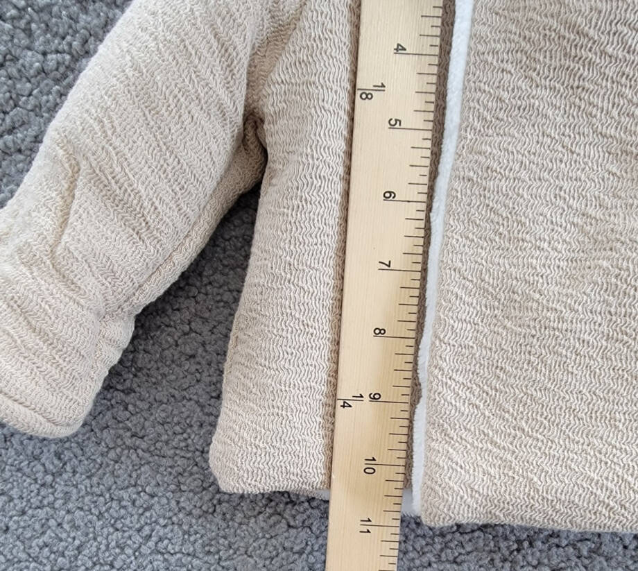 First Impressions Sweater-Knit Faux-Sherpa Hooded Jacket Baby Unisex 3-6M Hummus