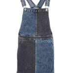 Epic Threads Twist Denim Skirtall Girls' 14 Indigo Black Wash Square Neck Button