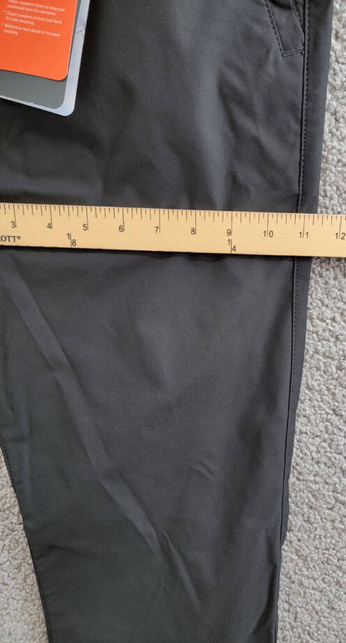 BASS OUTDOOR Straight-Fit Traveler Tech Pants Men's 28 Caviar Zip/Button Closure