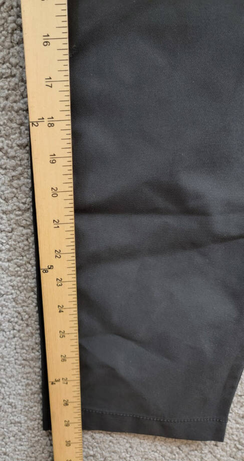 BASS OUTDOOR Straight-Fit Traveler Tech Pants Men's 28 Caviar Zip/Button Closure
