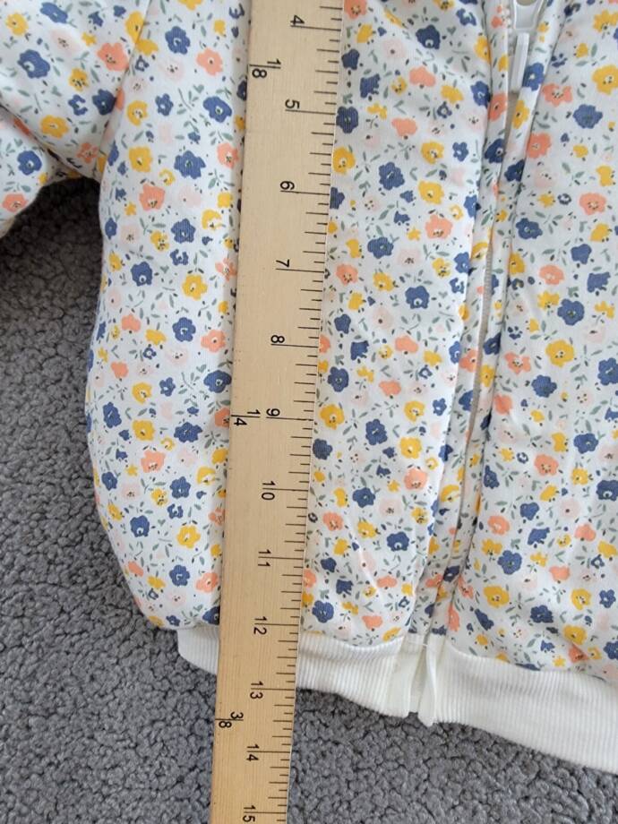 First Impressions Reversible Faux-Sherpa Jacket Baby Girls 12Mos Multi Full Zip