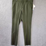 Perry Ellis Flex Stretch Gripper Waist Dress Pants Men's 30X30 Deep Depths~