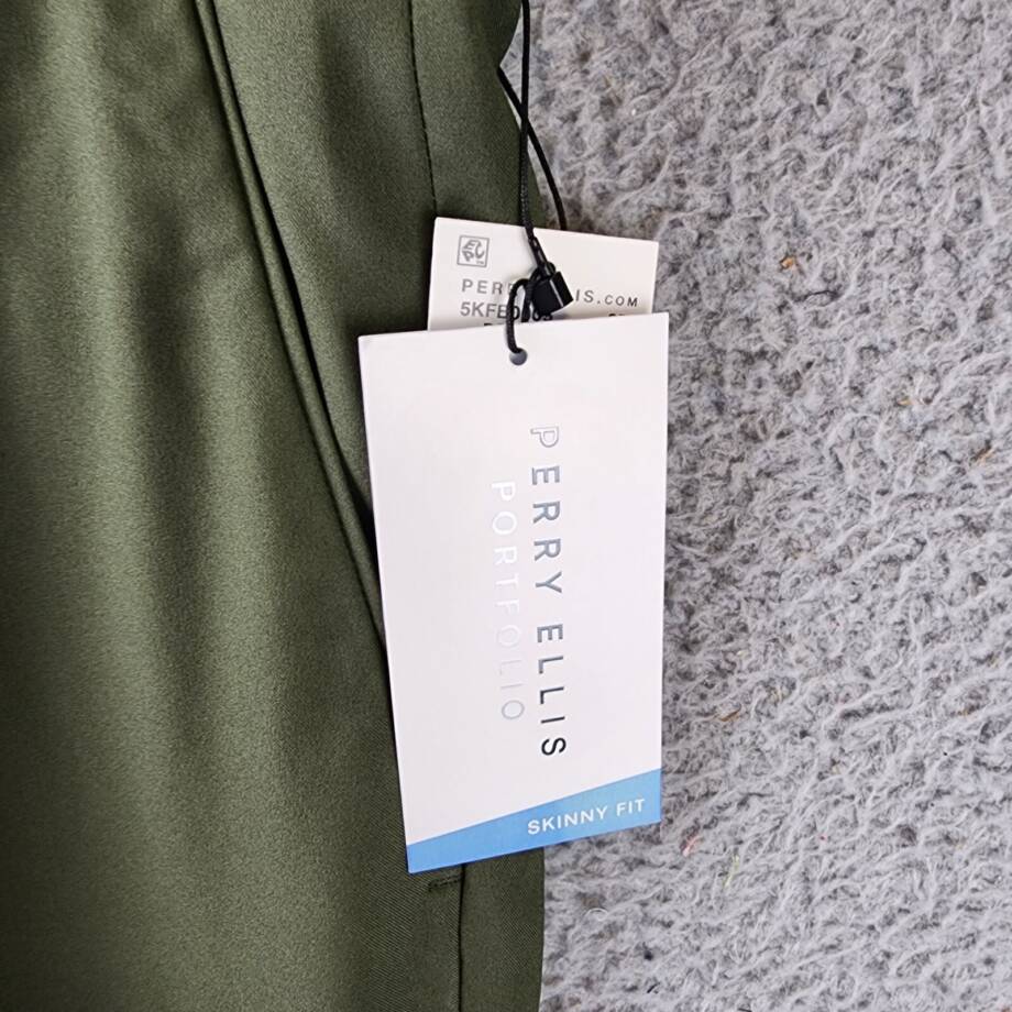 Perry Ellis Flex Stretch Gripper Waist Dress Pants Men's 30X30 Deep Depths~