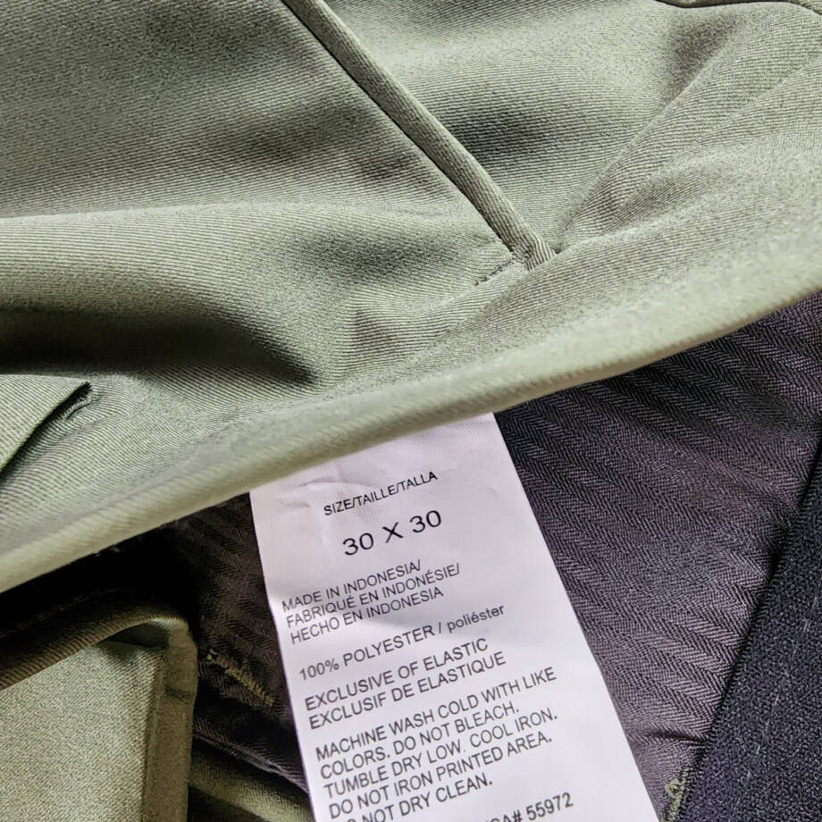 Perry Ellis Flex Stretch Gripper Waist Dress Pants Men's 30X30 Deep Depths~