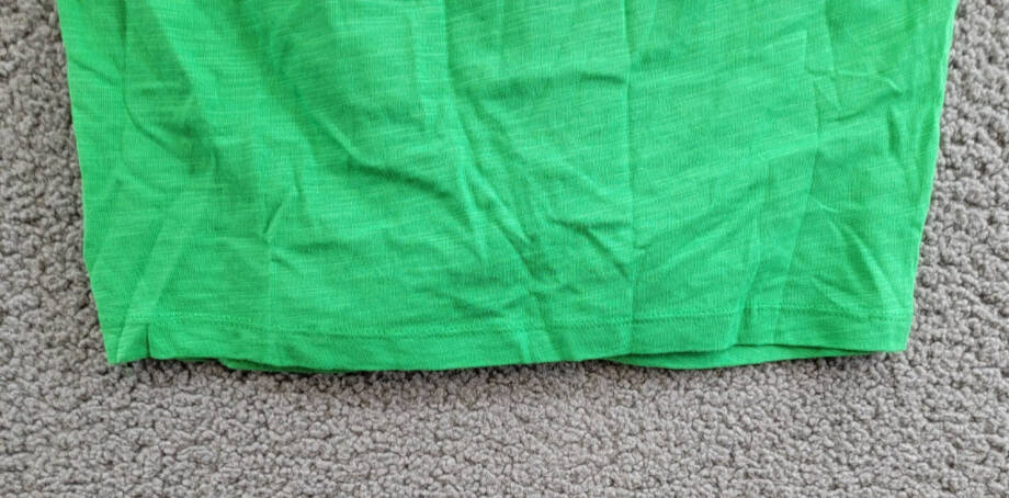 Sanctuary Twist-Front Tank Top Women's S Green Goddess Crewneck Heather Pullover