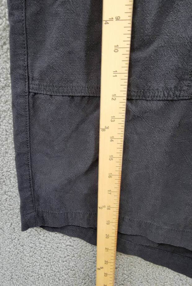 Style & Co Plus Size Drawstring Pull-On Shorts Womens 3X Deep Black Ruched Waist